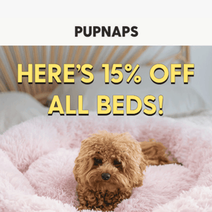 Time for a juicy deal: 15% OFF all beds