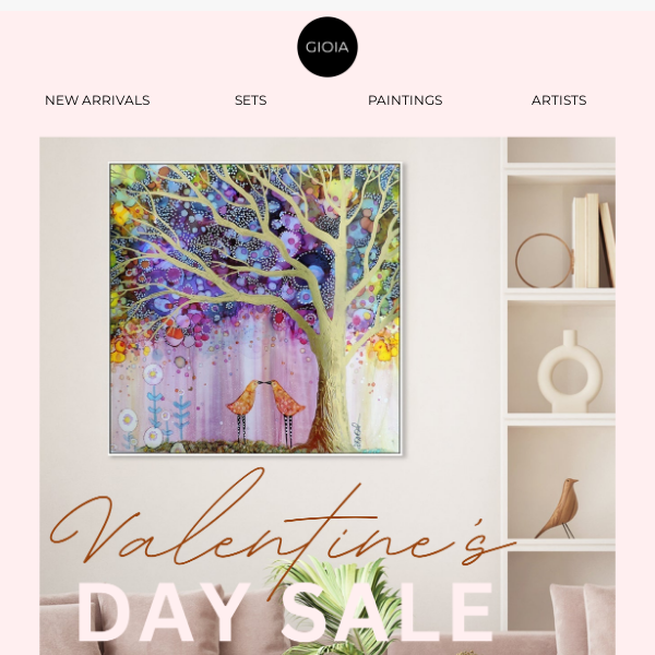 Valentine's Sale 🥰 Feel the love with 20% off Prints and Wallpaper