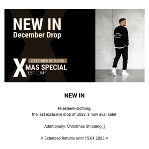 NEW IN | December Drop