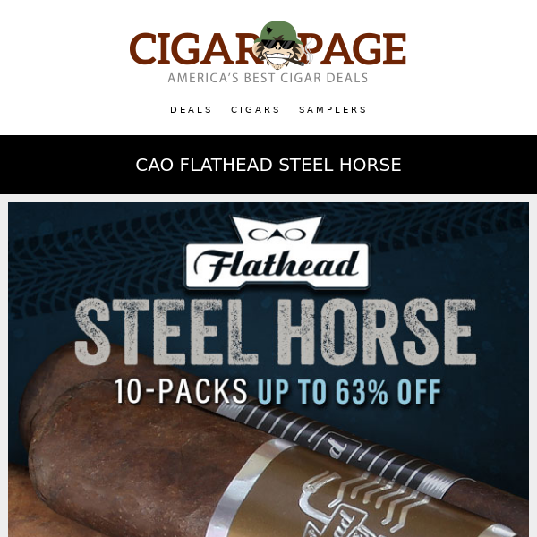 Ticket to ride: $3.95 CAO Flathead Steel Horse