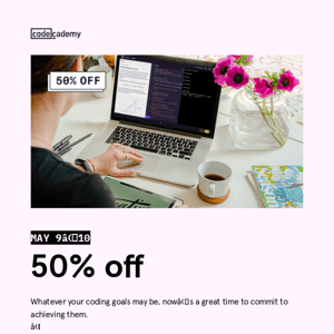 Get 50% off Pro today & tomorrow