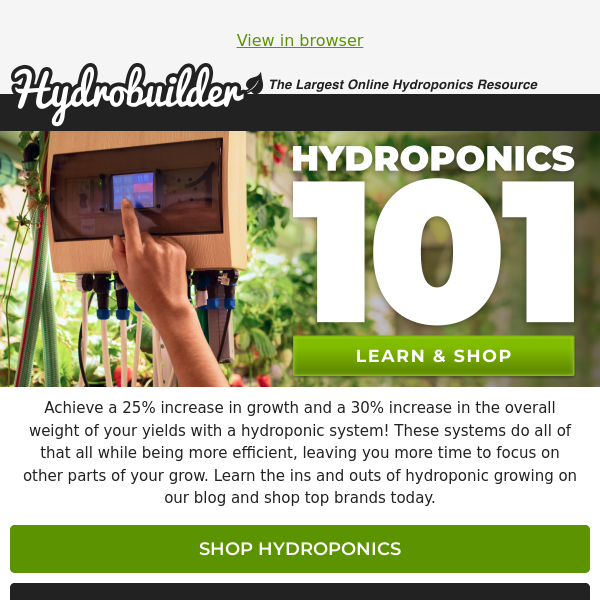 🌱 Grow Bigger and Faster with Hydroponics!