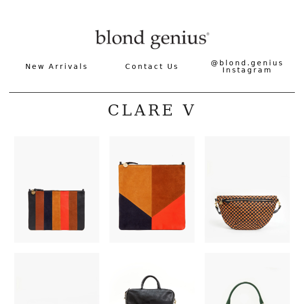 New Arrivals - Clare V