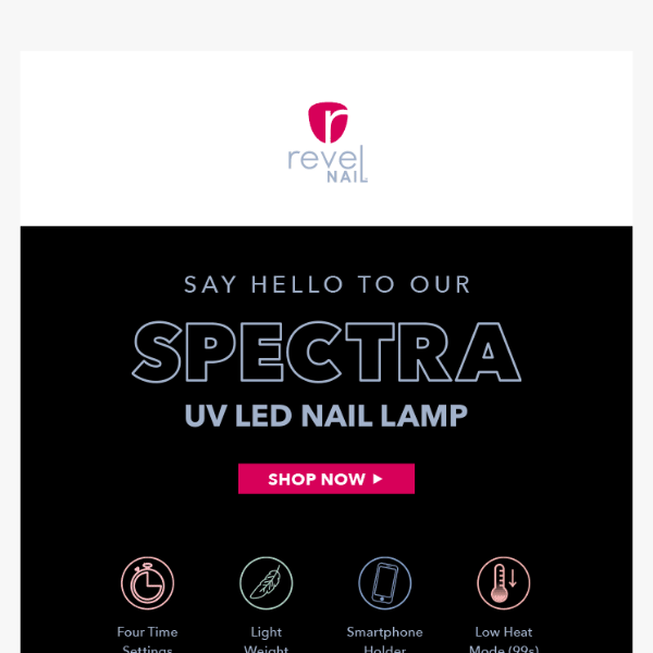 Spectra Gel UV/LED Nail Lamp – Revel Nail