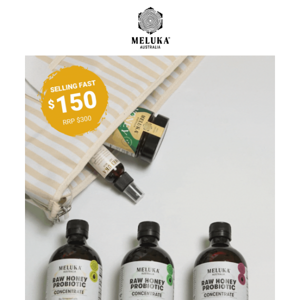 ⚡️SELLING FAST⚡️| Meluka Australia, don’t miss out on your chance to get our summer wellness BONUS bag.