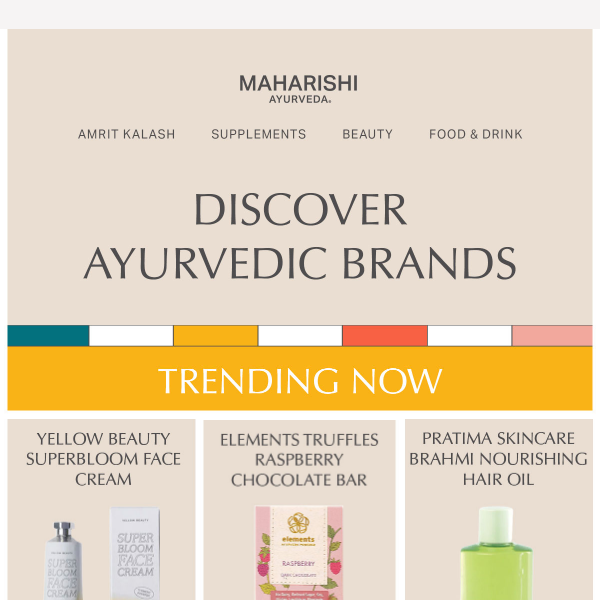 ✨Top of The Trends From Luxury Ayurvedic Brands✨