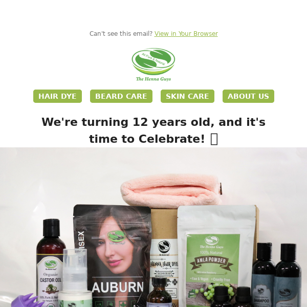 Celebrate Our Birthday with a Free Gift!