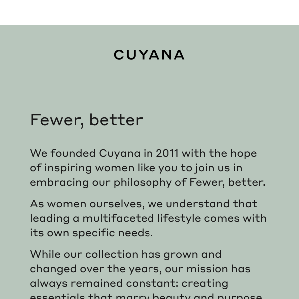 A Reintroduction to Cuyana