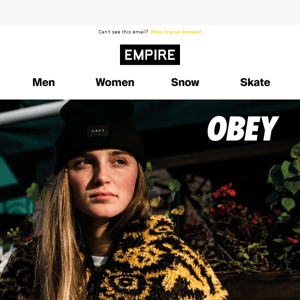 OBEY // Fresh Stuff For The Cool Season