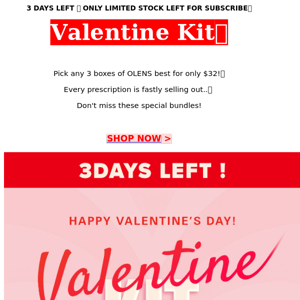 [🍫3PACKS $32~]Don't miss your Valentine 3PICKS✨ 