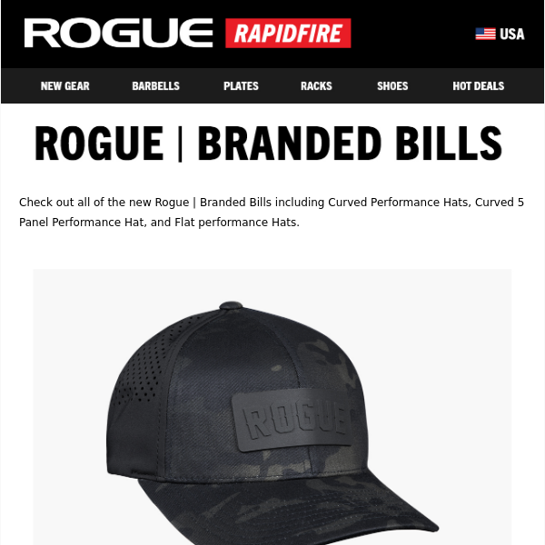 Just Launched: Rogue  Branded Bills, GORUCK Rucker 4.0 & Limited