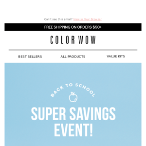 Super savings on super sizes! 👏