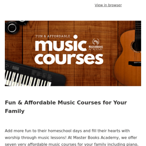 Get These Fun & Affordable Music Courses for Your Family 🎵