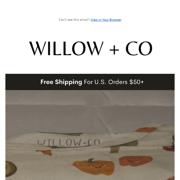 Your Willow + Co EOY Sale is here! 🏷️