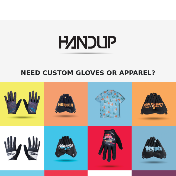 Need Custom Apparel or Gloves?