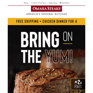 Members: Get FREE chicken breasts, FREE sides, and FREE shipping.