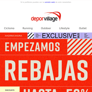 ¡Empezamos las REBAJAS! 💥​