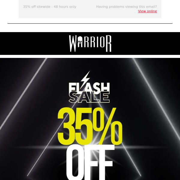 48 hour Flash Sale: 35% off EVERYTHING