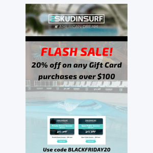 BLACK FRIDAY FLASH SALE- Today Only!