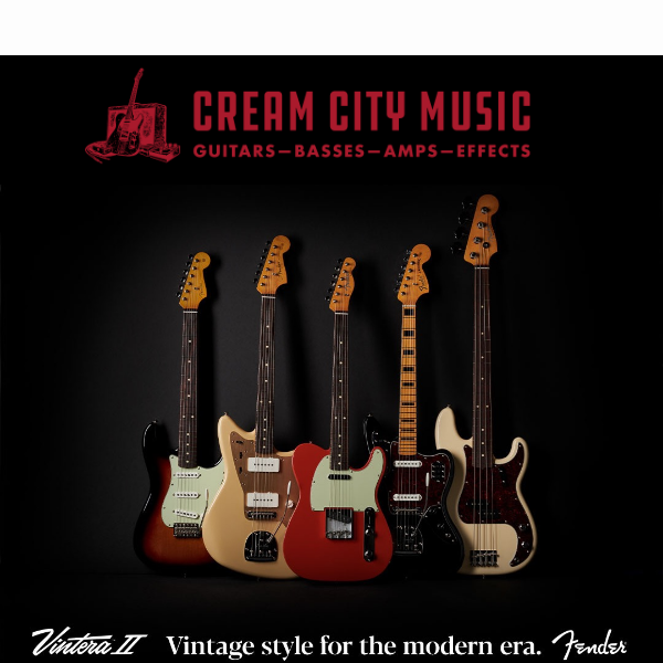 Just In: Fender Vintera II Guitars & Basses!