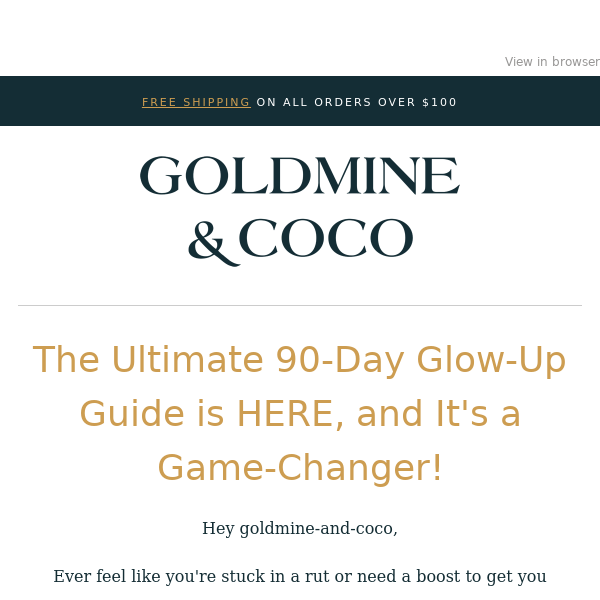 Get Ready to Transform Your Life with Our 90-Day Glow-Up Guide