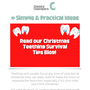 🎄 Christmas Teething SURVIVAL Guide