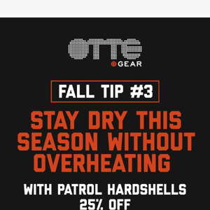 Fall Tip #3: Stay Dry Without Overheating