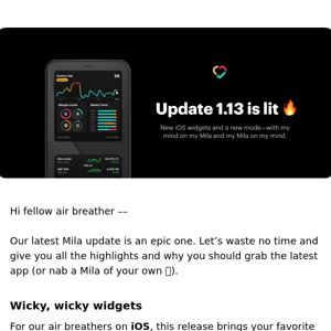 Drop it like it’s hot: Update 1.13 and a 🔥 playlist