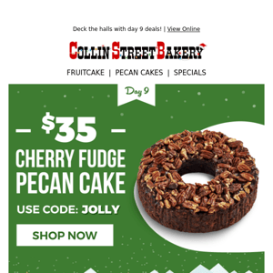 Cherry Fudge Pecan Cake—only $35