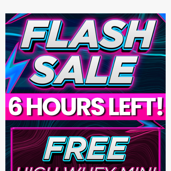 🚨 Flash Sale - Only 6 Hours Left!