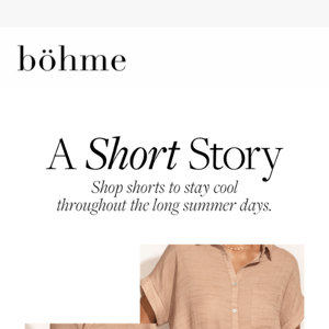 The summer essentials: shorts 🌴