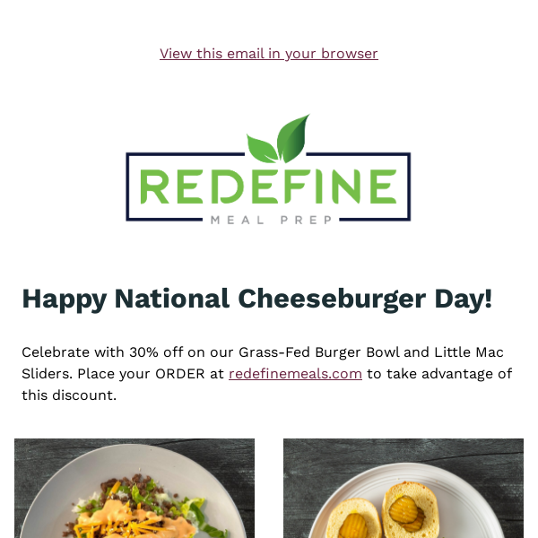 National Cheeseburger Day Sale🍔