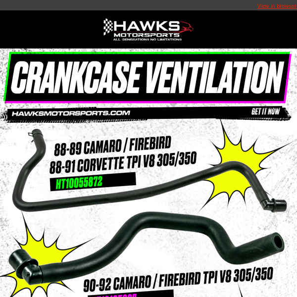 See What's New At Hawks Motorsports - January 19