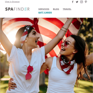 Celebrate Freedom to Spa this 4th of July!