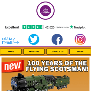 LAST CHANCE! Celebrate the centenary of the Flying Scotsman