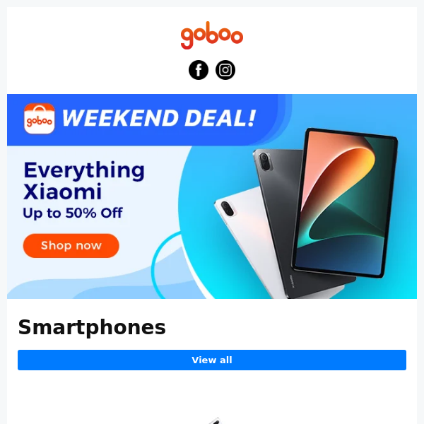 🙌Up to 50% € OFF Xiaomi Bestsellers | More Reasons to Love Weekends.