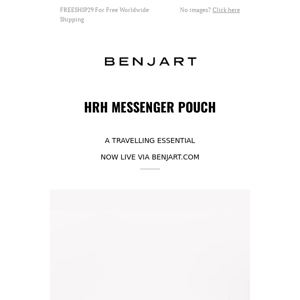 HrH Benjart Messenger Pouch - Now live via Benjart.com