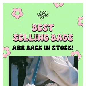 BEST SELLING BAGS ARE BACK IN STOCK! 😍