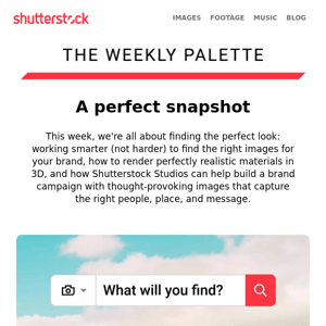 Finding your perfect images on Shutterstock