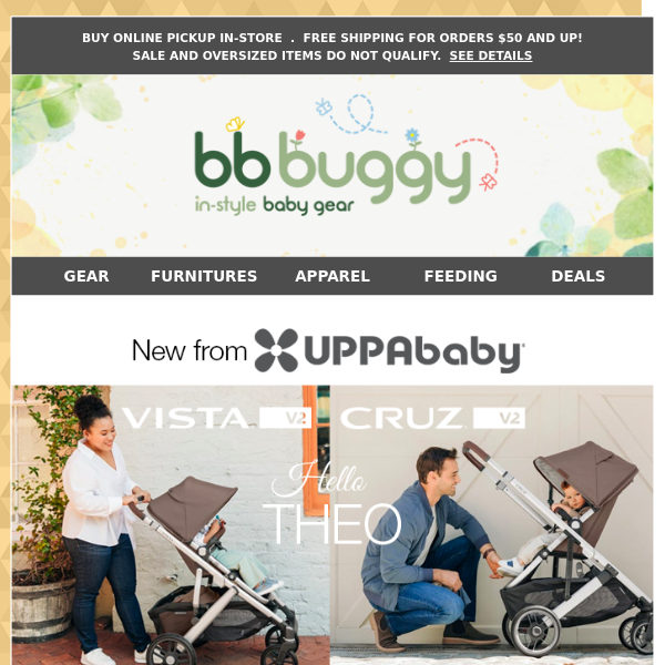 BB Buggy:  New Uppababy THEO + Nuna Event is ON now