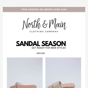 SANDAL SEASON IS HERE! 🤩