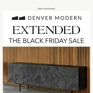 The 25% off has been extended!