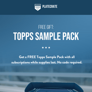 FREE GIFT: Topps Sample Pack