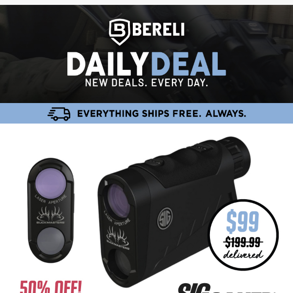 Daily Deal 💸You Won't Believe This! Sig Sauer Rangefinder 50% Off!