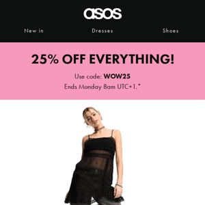 25% off everything! 🤑