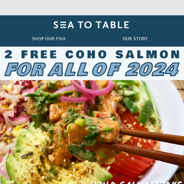 This Week, the Coho Salmon is On Us!