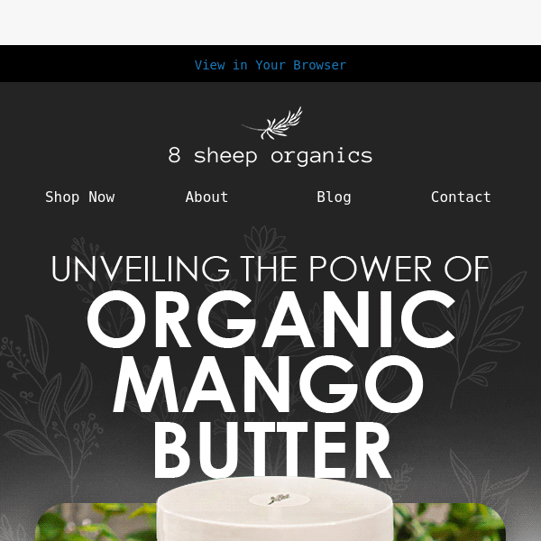 Unveiling the Power of Organic Mango Butter 🥭