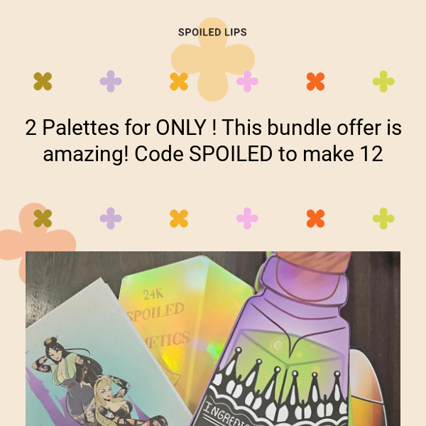 $2 palettes...$12 this bundle offer won't last!