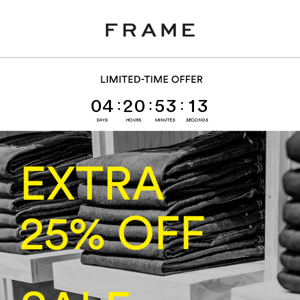 UNLOCK EXTRA 25% OFF NOW