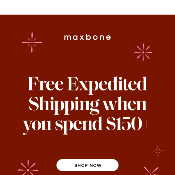 Free Expedited Shipping (!!!)